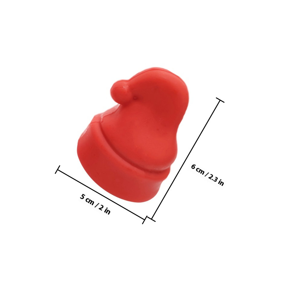 2Pcs Mini Santa Hat Wine Stopp - Wine Beer Hat ulasan dan harga