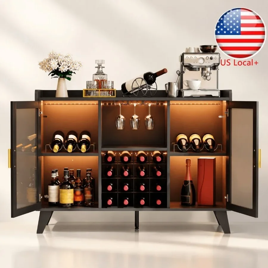 Bar Cabinet with LED Lights fo - Wine & Beer Guayaquil ulasan dan harga