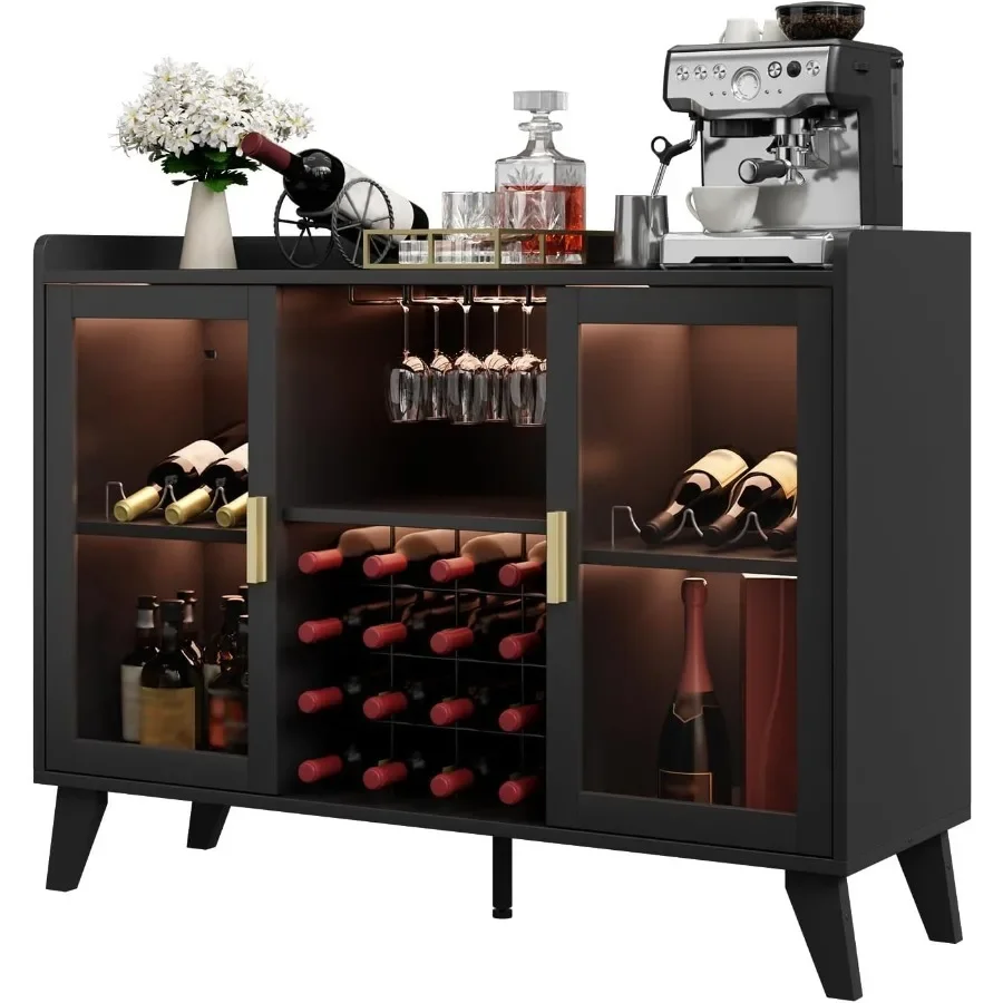 Bar Cabinet with LED Lights fo - Wine & Beer Guayaquil ulasan dan harga