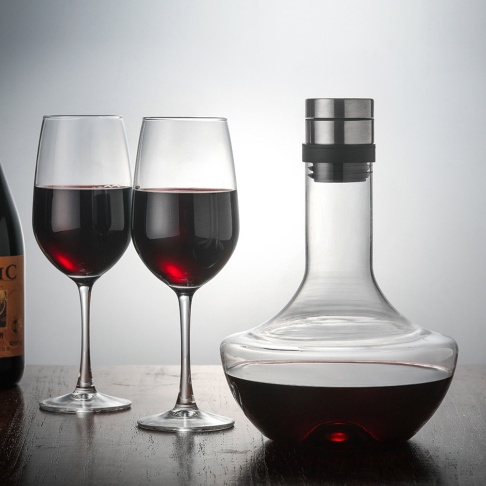 1Pcs Glass Wine Decanter 1000M - Wine Aerator Pour ulasan dan harga