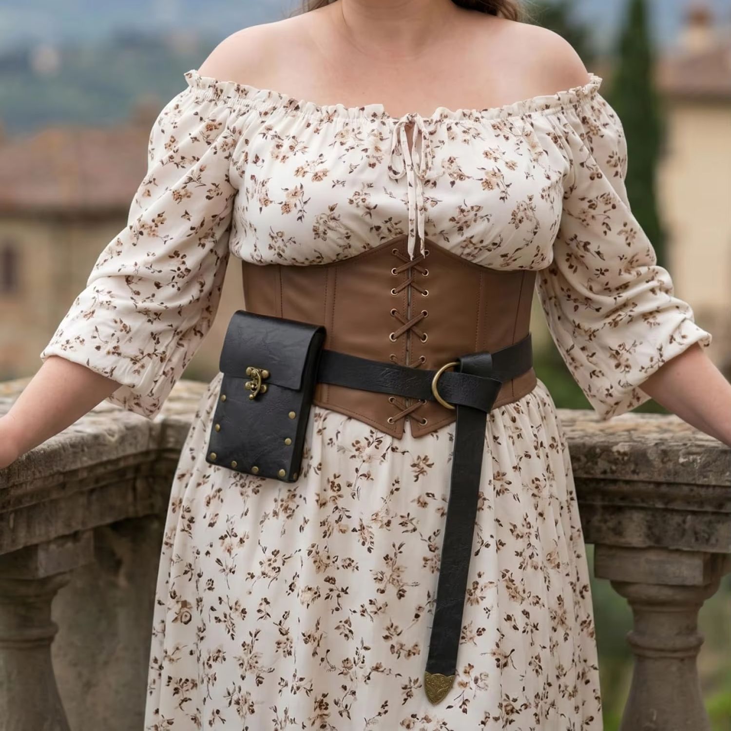 PU Leather Medieval Waist Belt - Cocktail Shaker Set ulasan dan harga