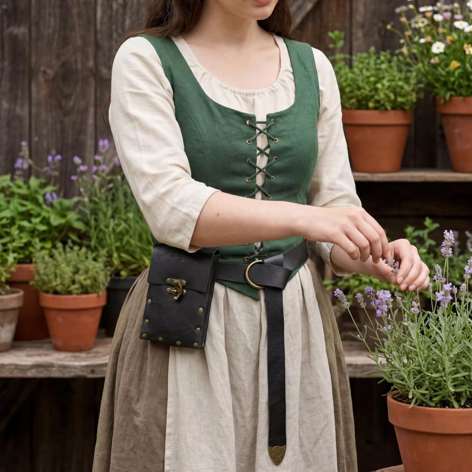 PU Leather Medieval Waist Belt - Cocktail Shaker Set ulasan dan harga