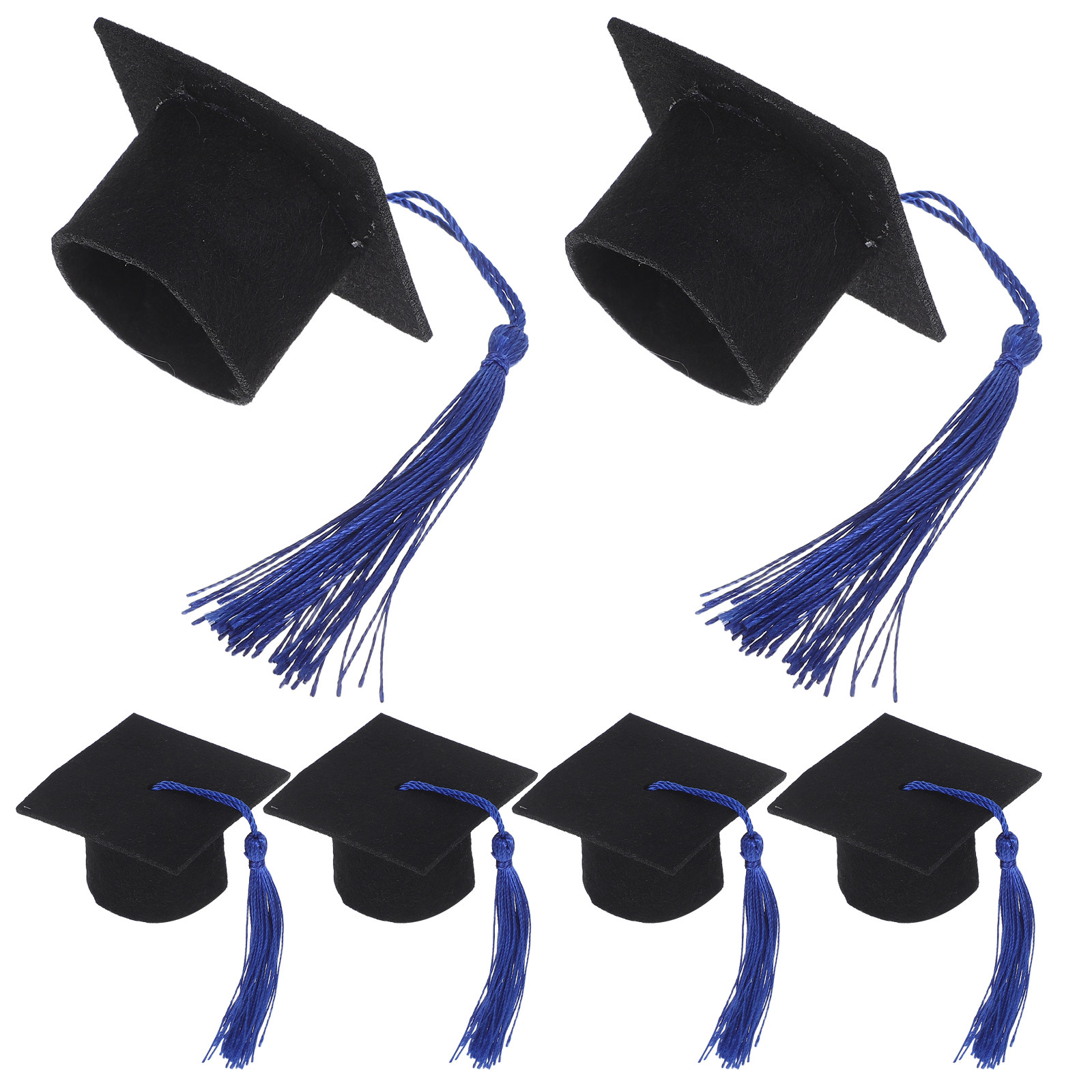 6Pcs Mini Doctoral Hat Wine Bo - Wine Beer Hat ulasan dan harga
