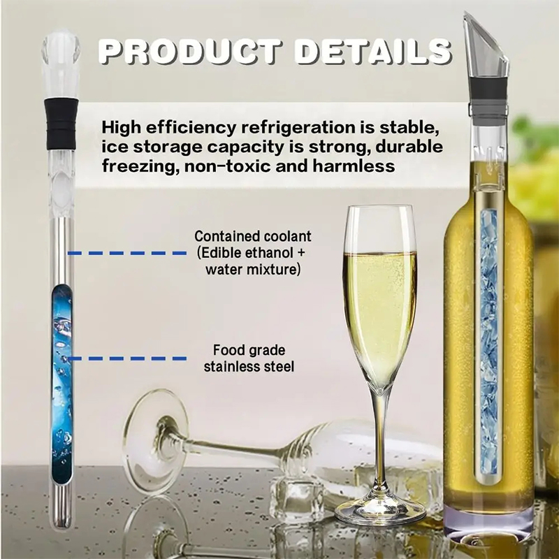 Stainless Steel Wine Chiller S - Wine Aerator Pour ulasan dan harga